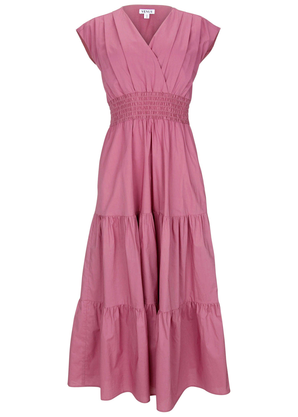 Smocked Waist Maxi Dress - Heather Rose