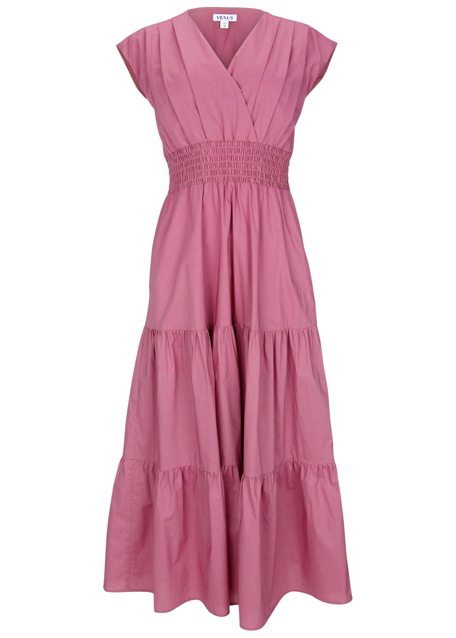 Smocked Waist Maxi Dress - Heather Rose