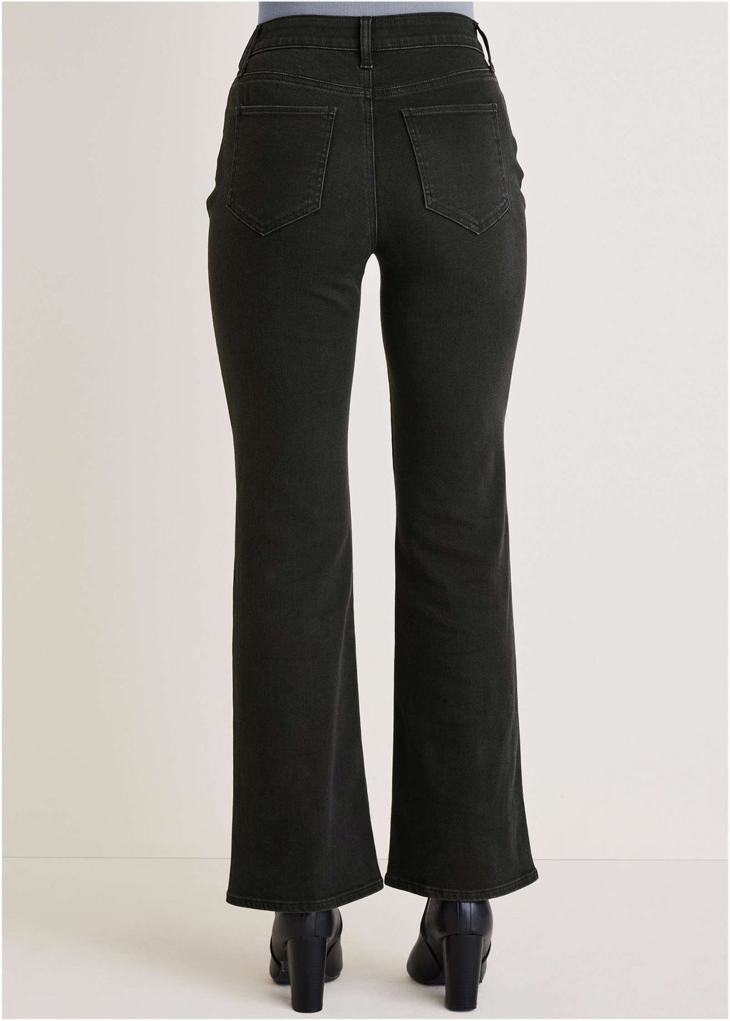 Penelope Modern Flare Jeans  - Black Wash
