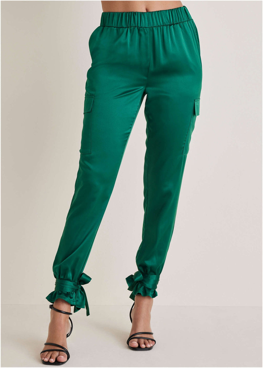 Satin Jogger Pants - Aventurine