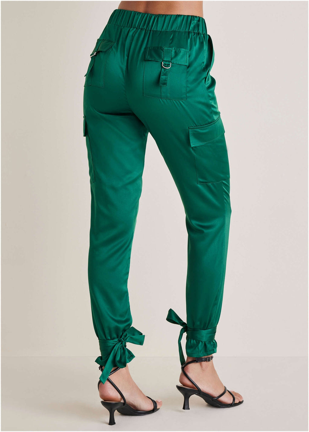 Satin Jogger Pants - Aventurine