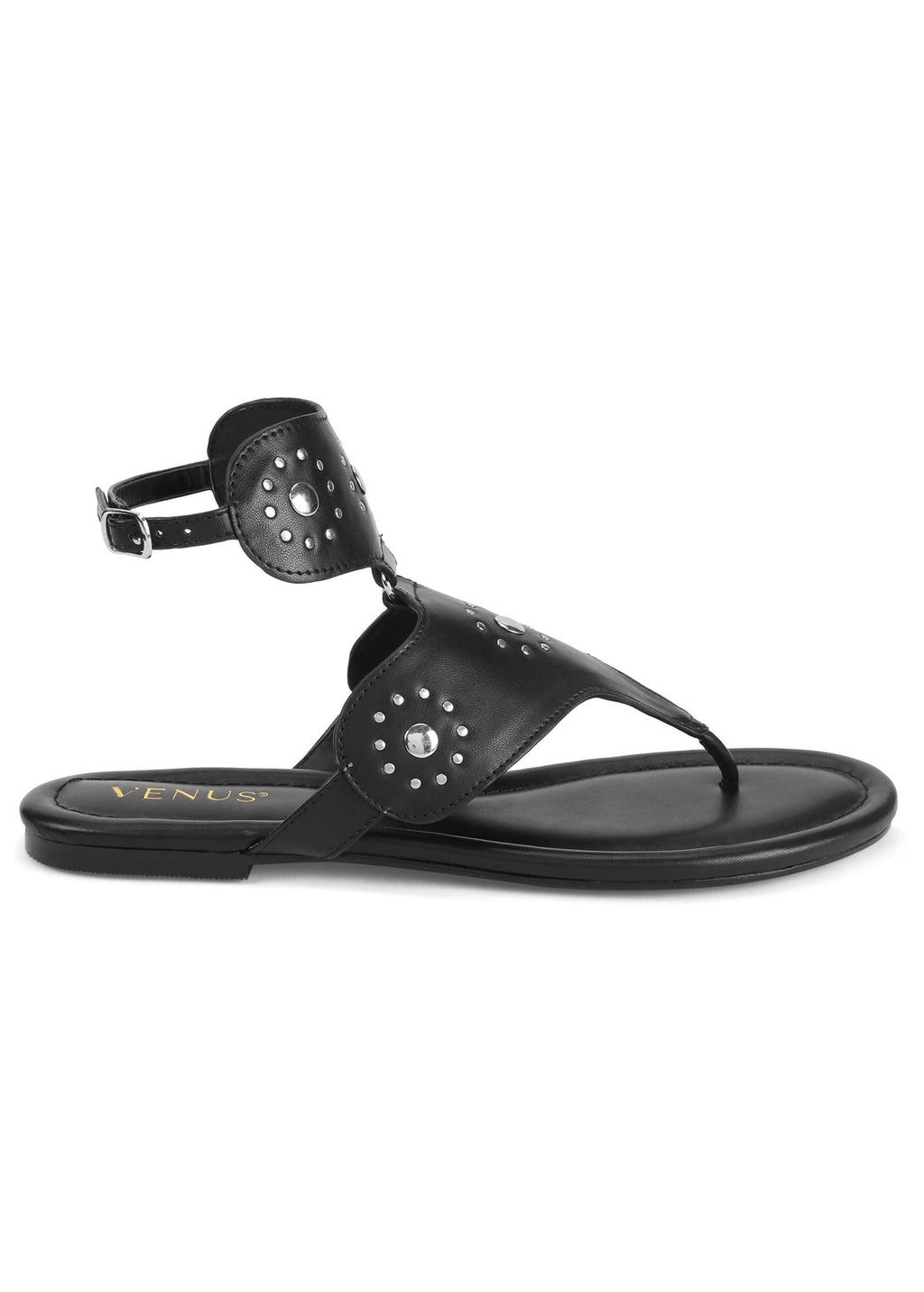 Flat Sandal - Black