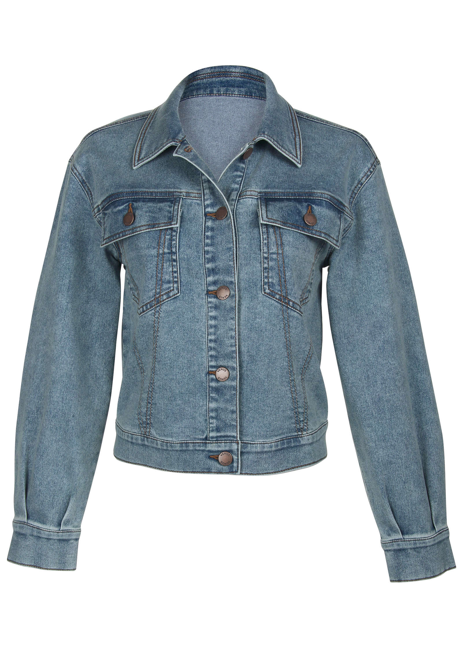Core Denim Jacket - Light Wash