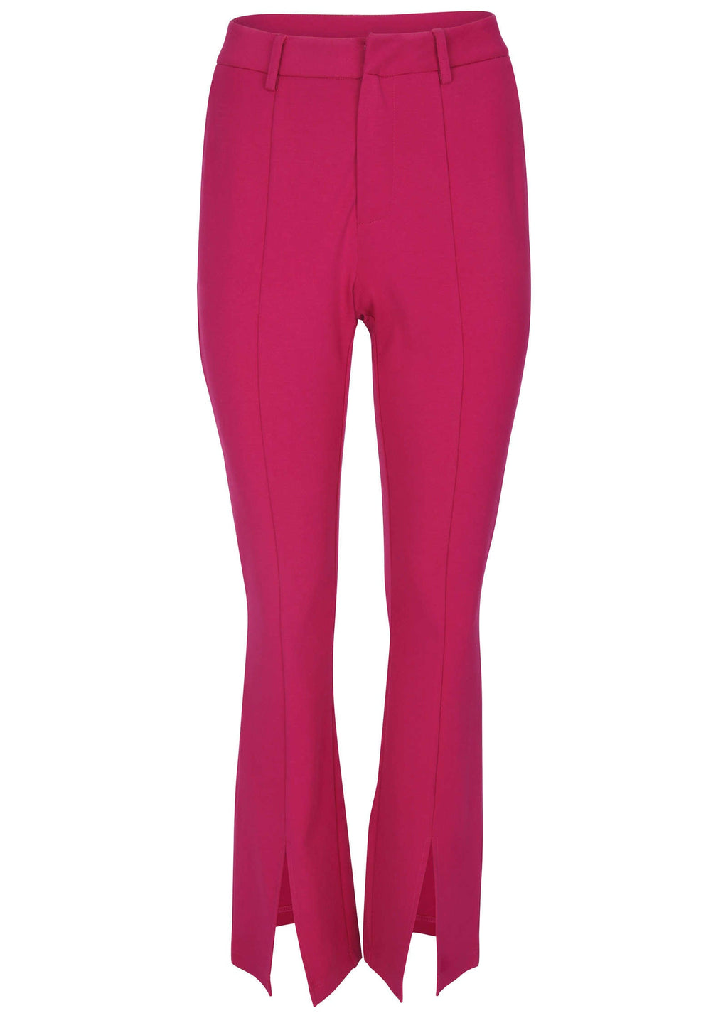 Front Slit Wide Leg Pant - Granita