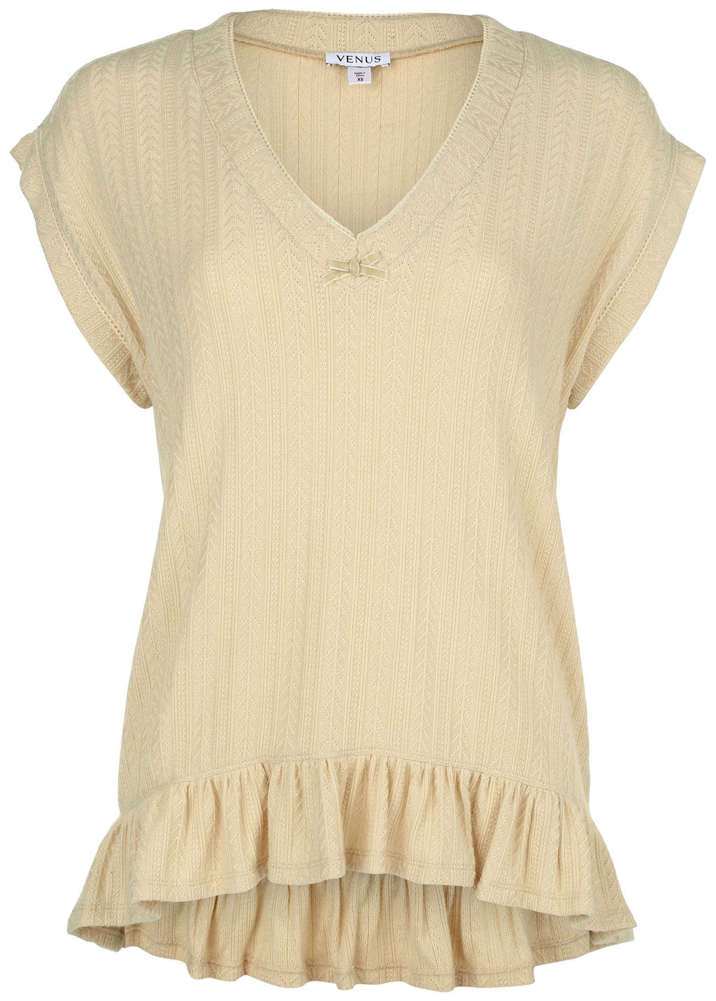 Brunch Knit Top - Macadamia
