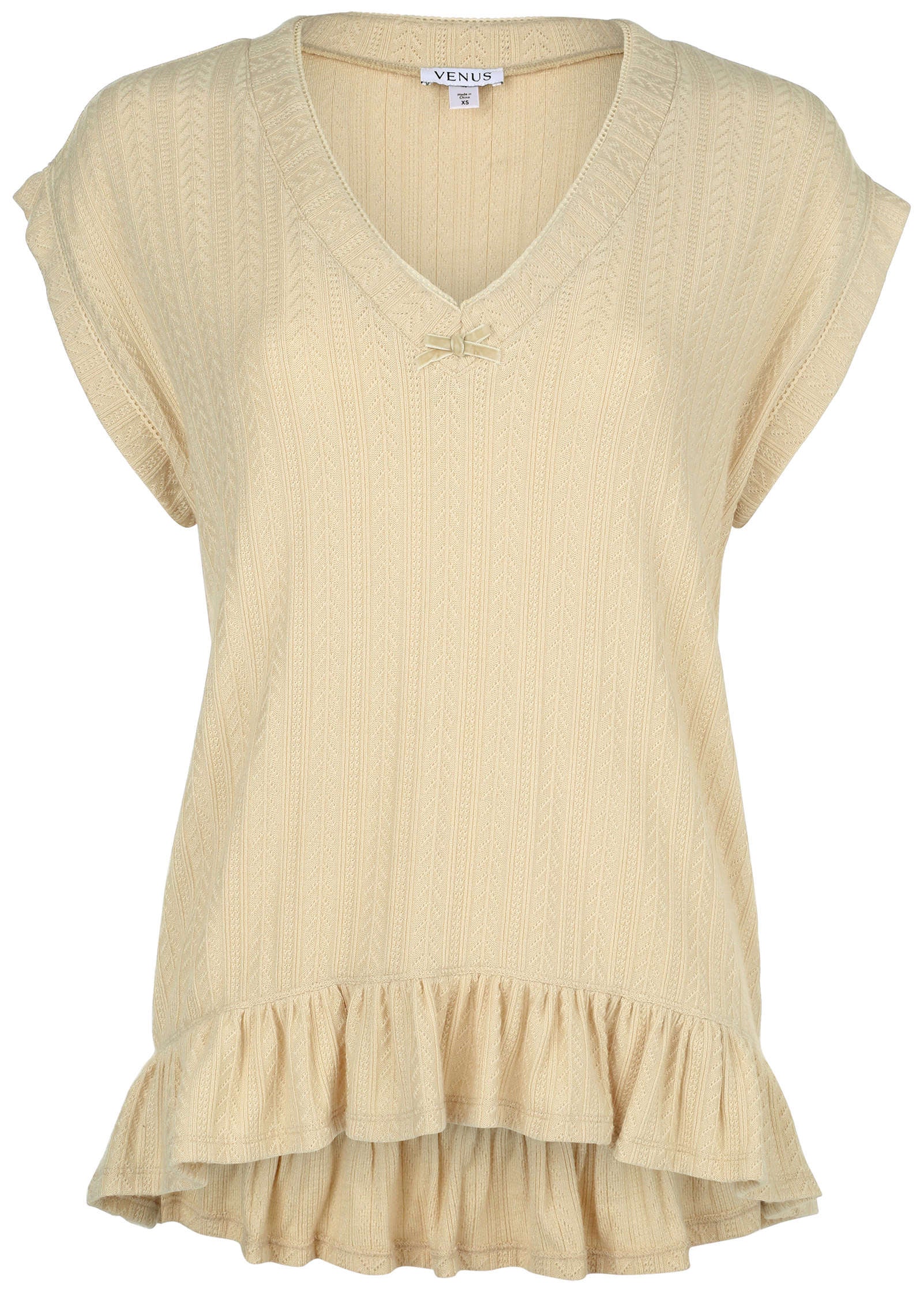 Brunch Knit Top - Macadamia