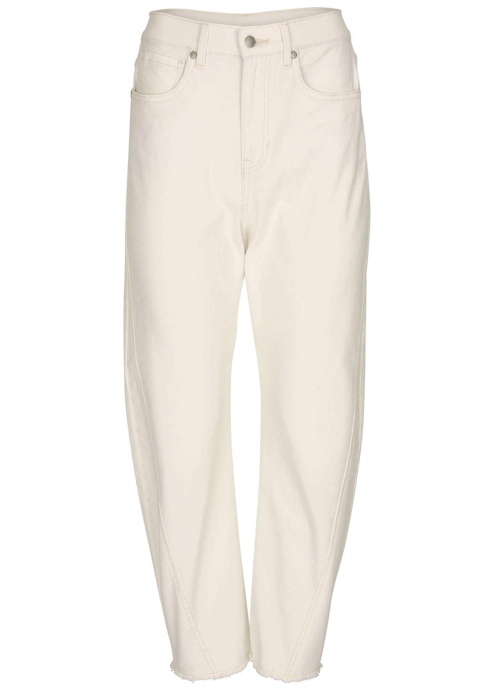 Barrel Leg Jean - Off White