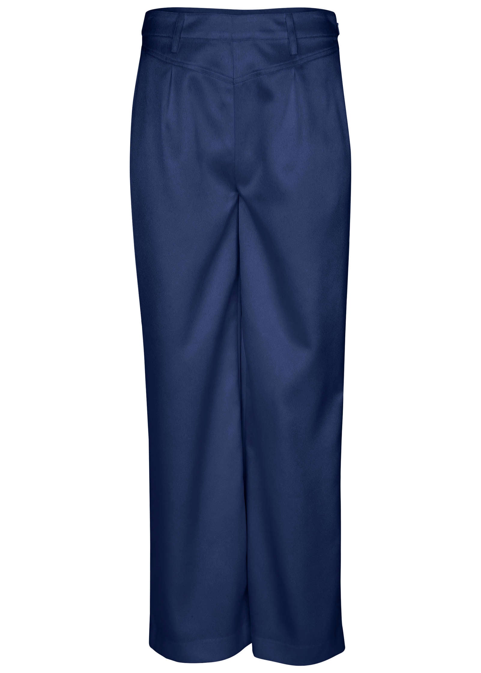 Shiny Satin Pant - Dark Blue