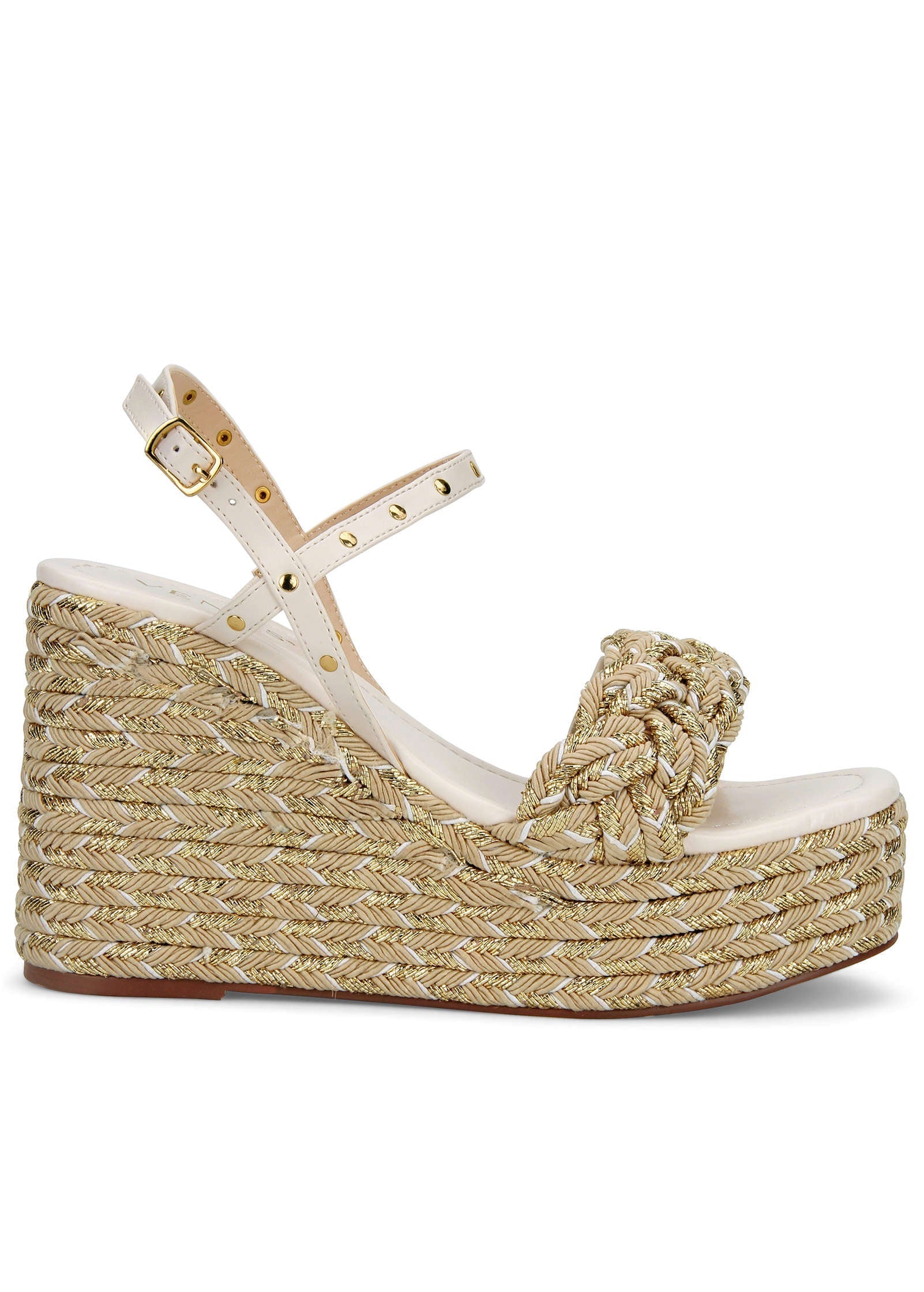Wedge - Gold & Taupe