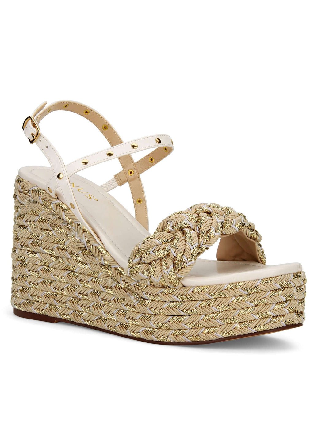 Wedge - Gold & Taupe