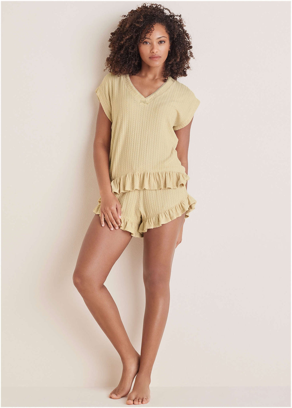 Brunch Knit Top - Macadamia