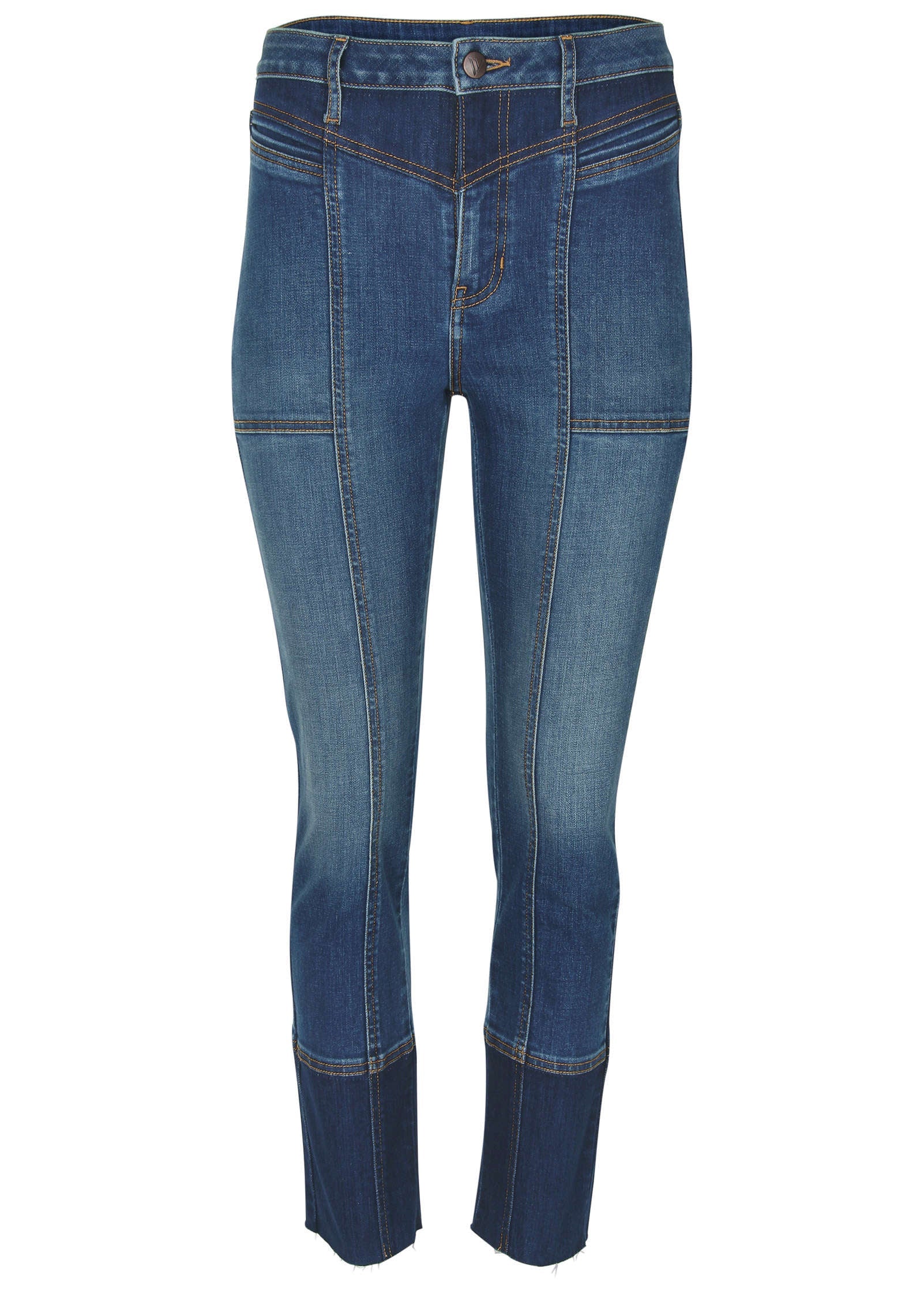 Audrey Straight Leg Jean - Medium & Dark Wash