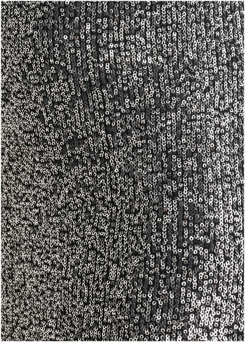 All Over Sequin Midi Dress - Silver