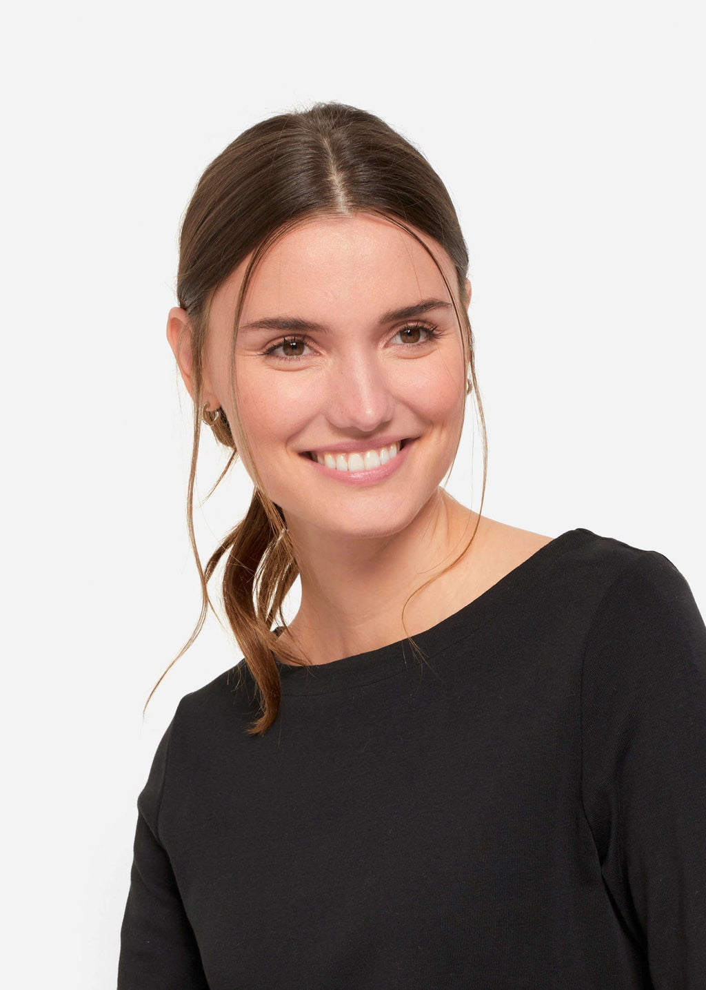 Boat Neck Top - Black