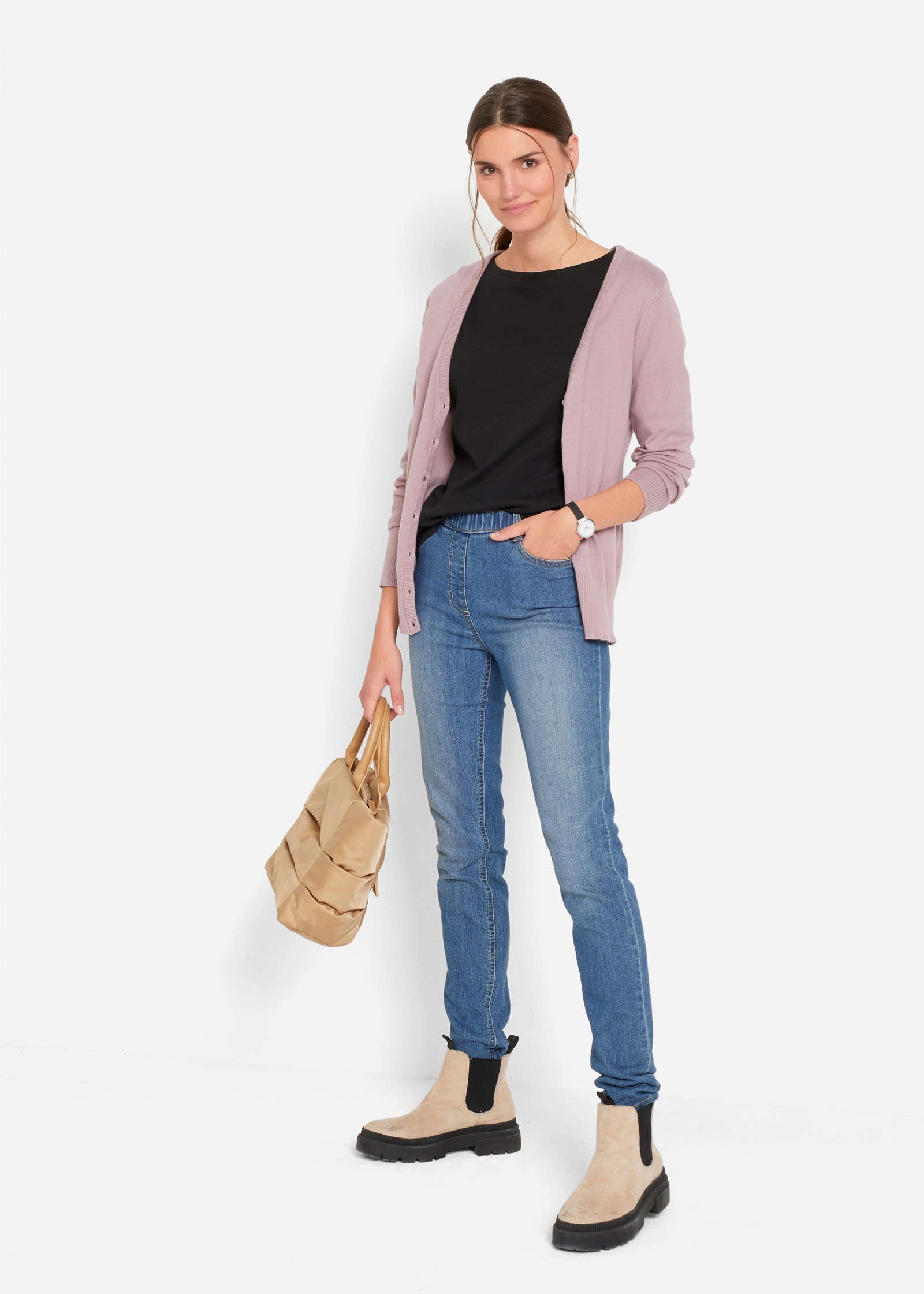 Boat Neck Top - Black