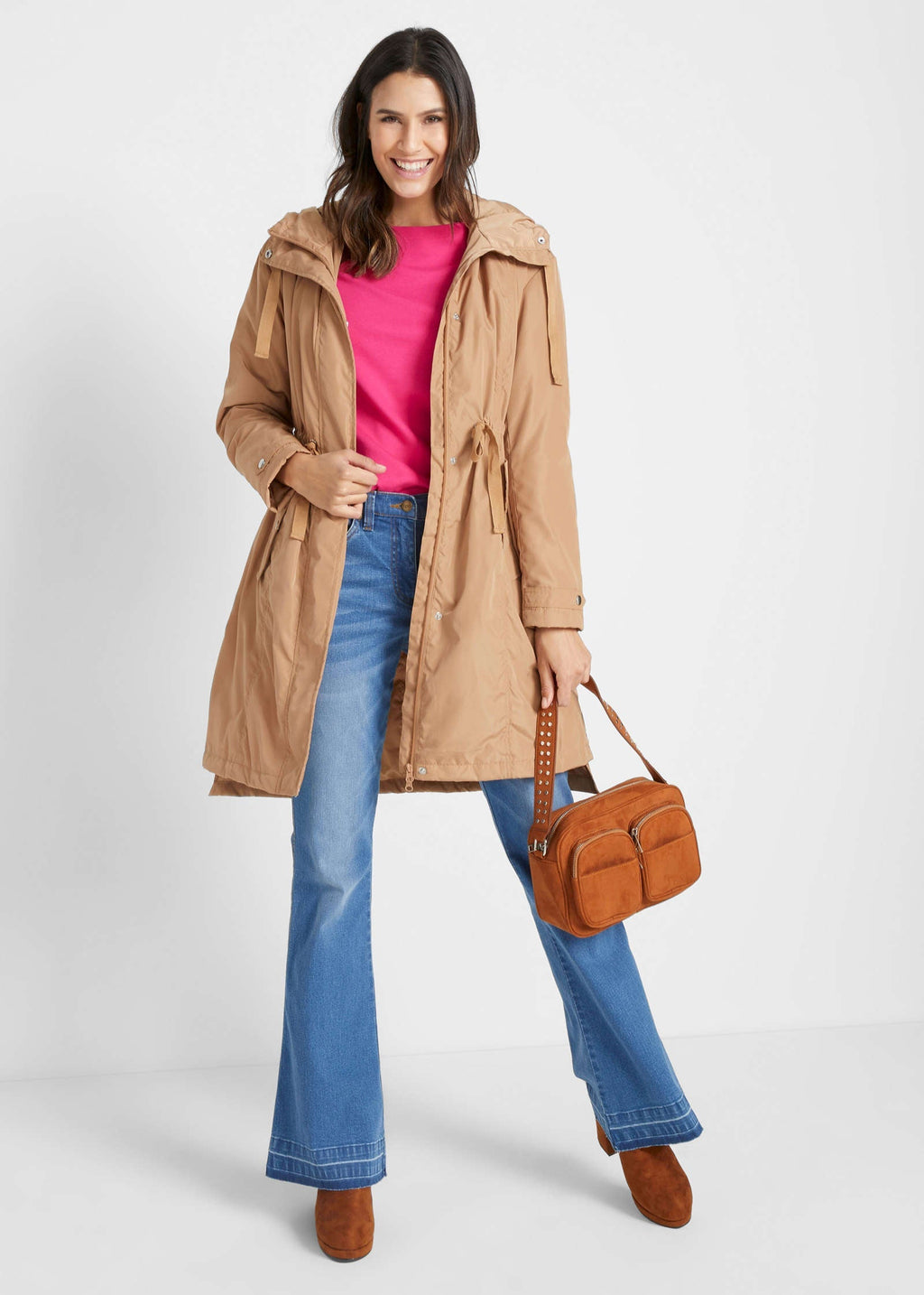 Boat Neck Top - Dark Pink