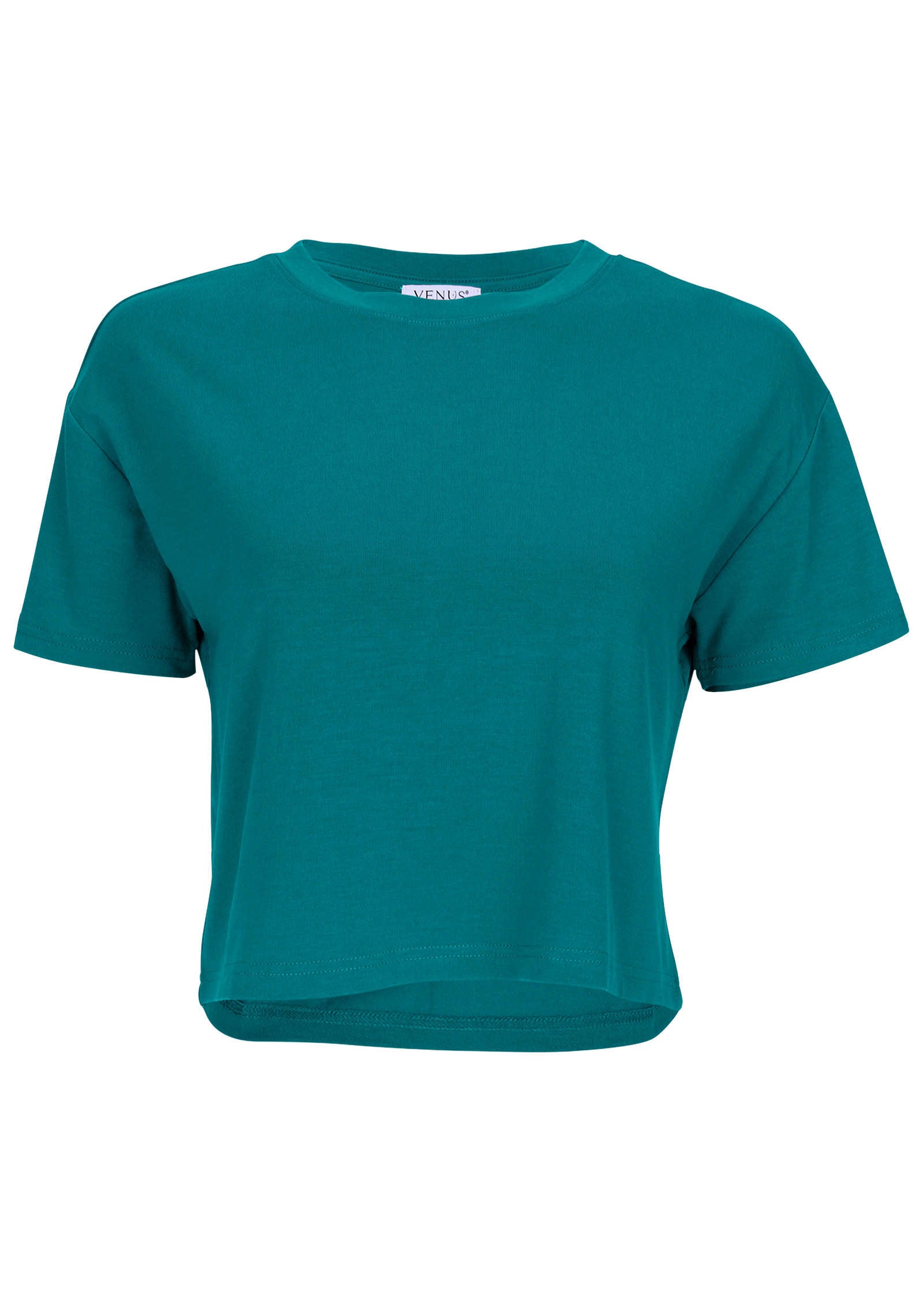 Crew Neck Tee - Teal