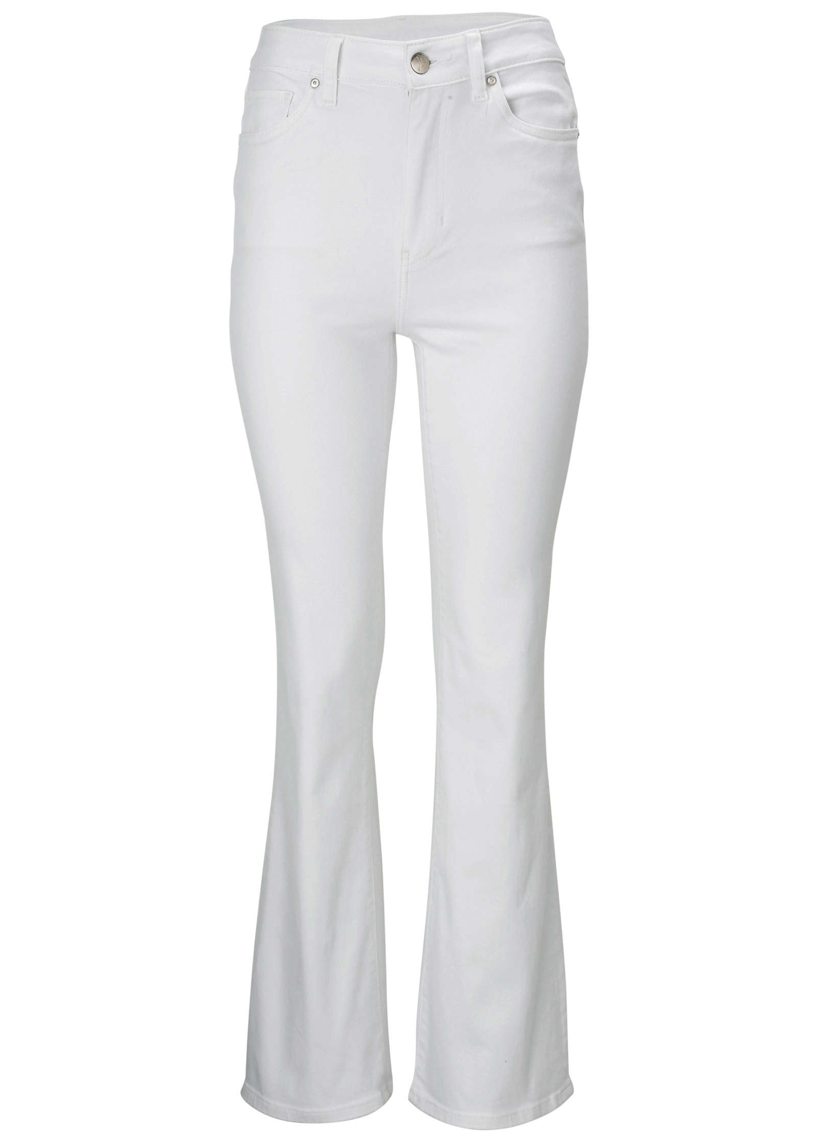 Penelope Modern Flare Jeans - White