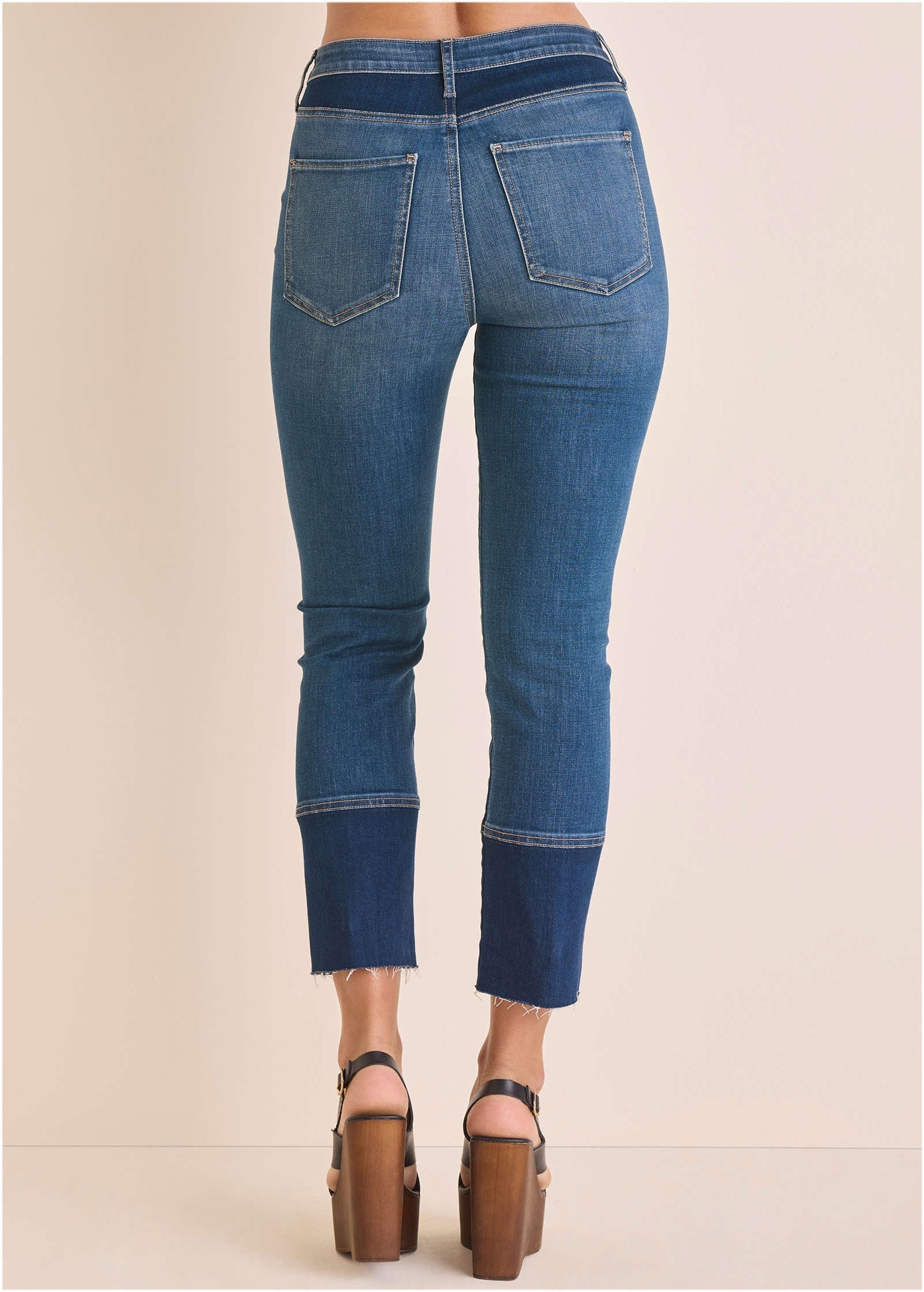 Audrey Straight Leg Jean - Medium & Dark Wash