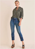 Audrey Straight Leg Jean - Medium & Dark Wash