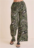 Linen Wide Leg Pant - Large Splendid Paisley