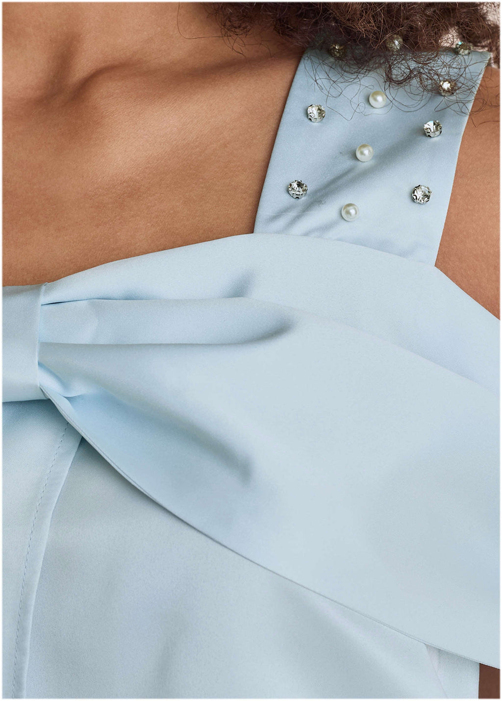 Embellished Cold Shoulder  - Skywriting