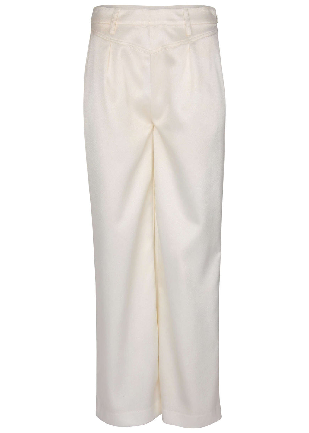 Shiny Satin Pant - Off White