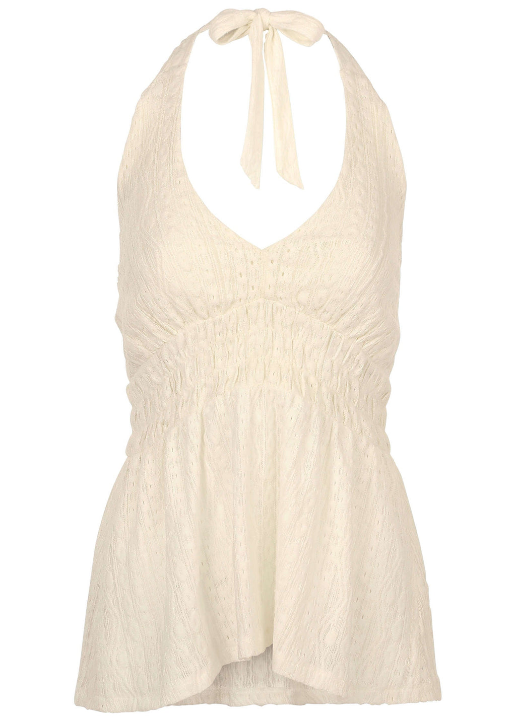 Bahama Knit Halter - Off White