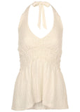 Bahama Knit Halter - Off White