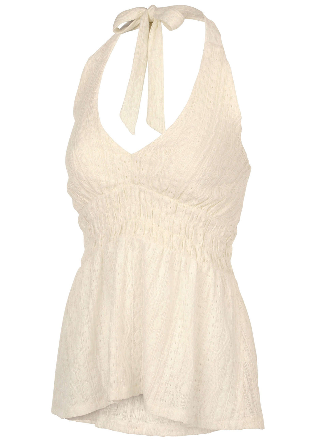 Bahama Knit Halter - Off White