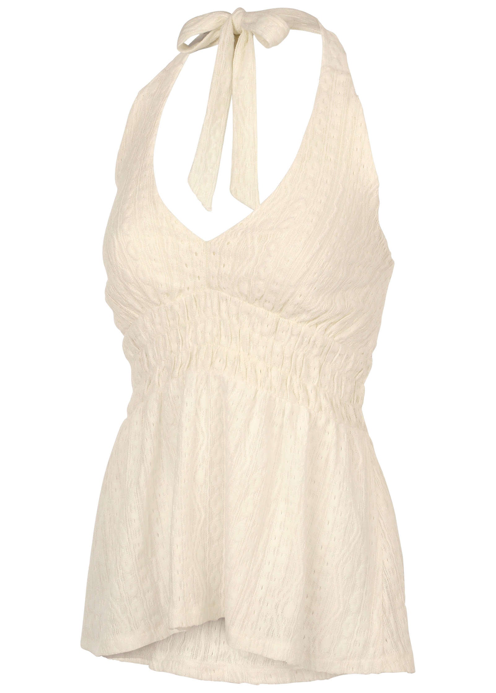 Bahama Knit Halter - Off White