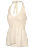 Bahama Knit Halter - Off White