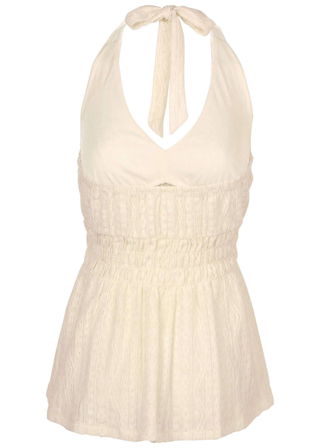 Bahama Knit Halter - Off White