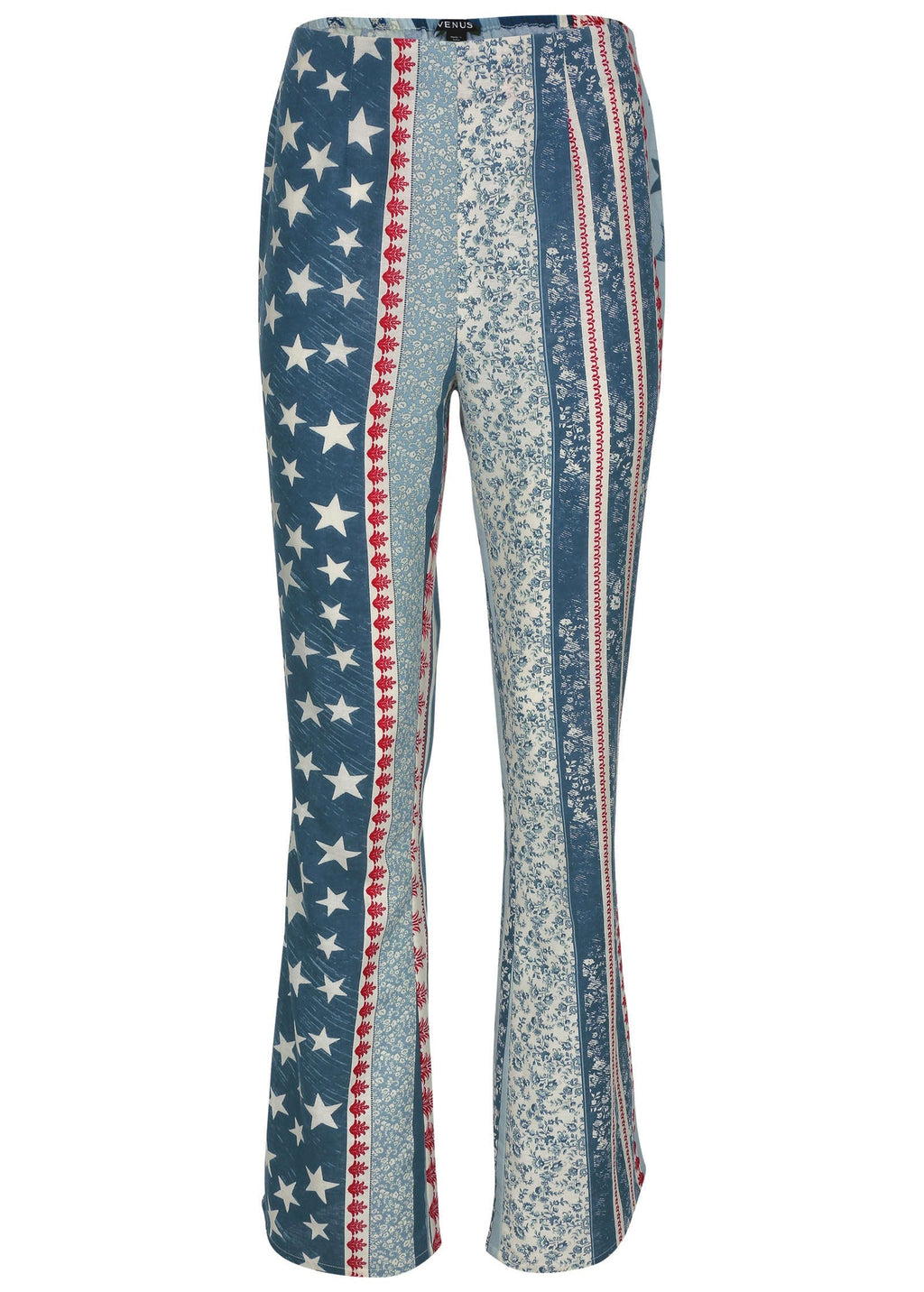 Linen Americana Pant - Americana Floral Star