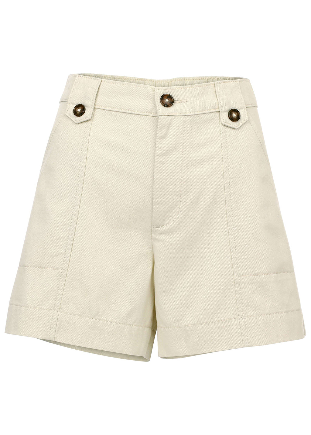 Chino 5 Inch Short  - Cream
