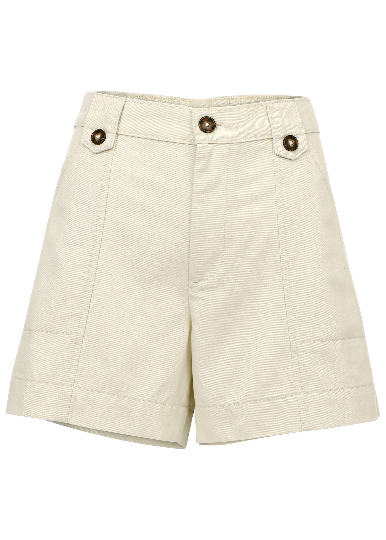 Chino 5 Inch Short  - Cream