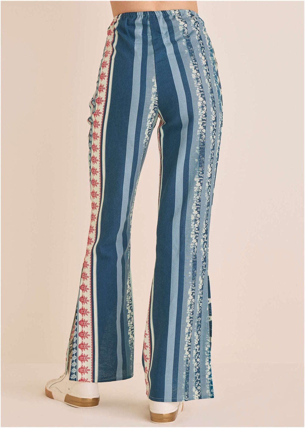 Linen Americana Pant - Americana Floral Star