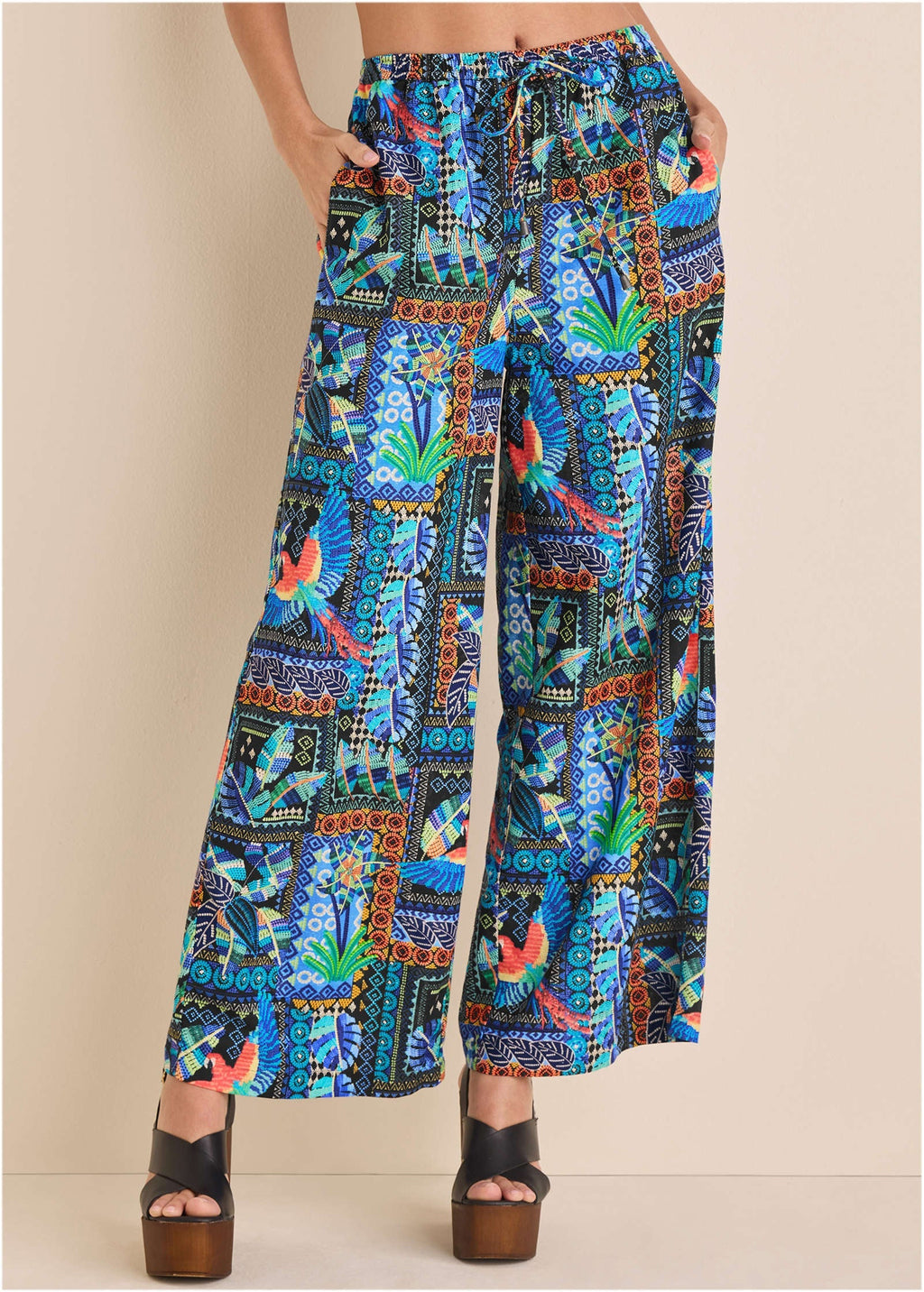Linen Wide Leg Pant - Market Menagerie