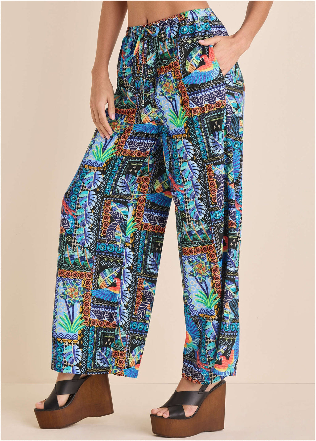 Linen Wide Leg Pant - Market Menagerie