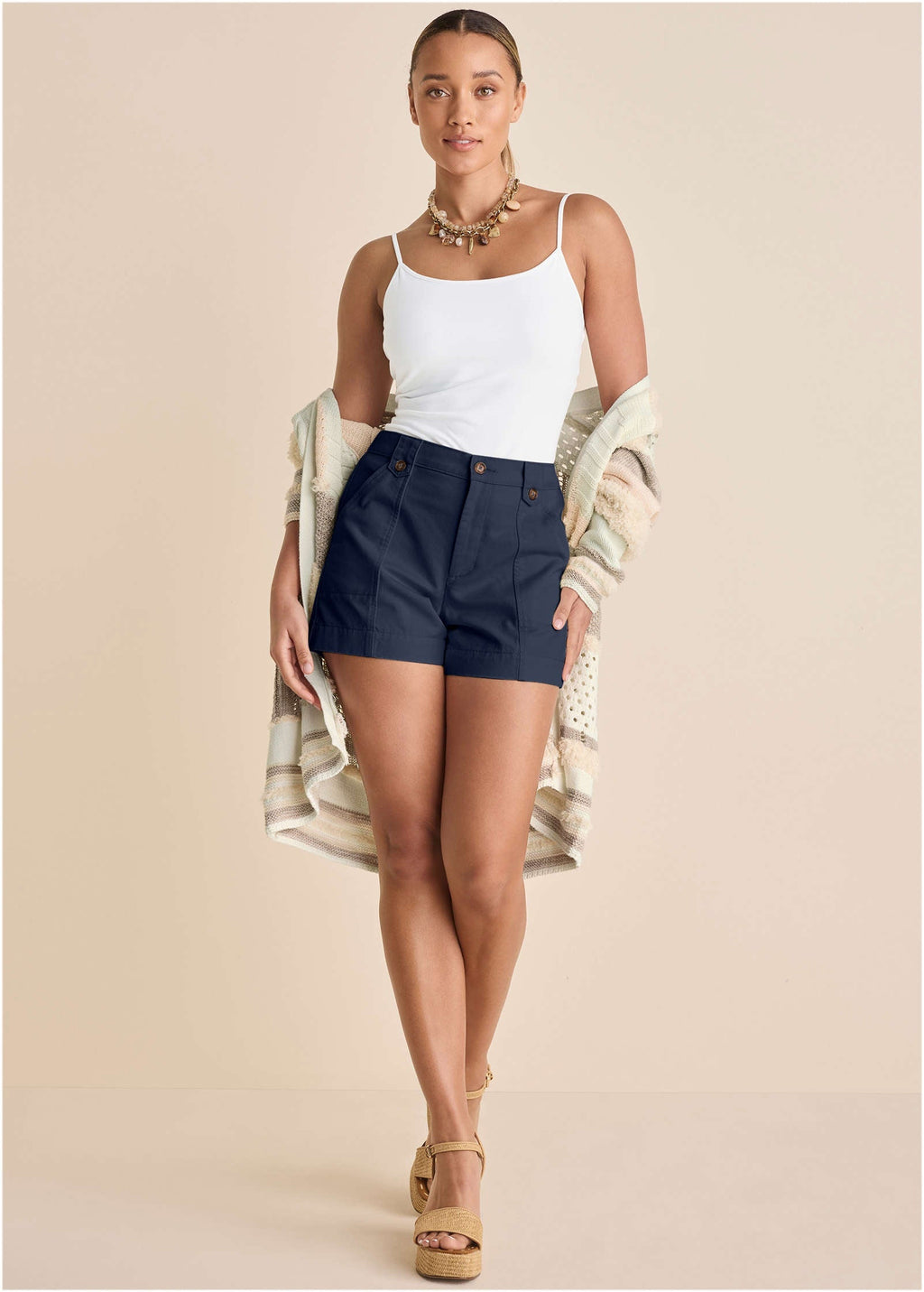 Chino 5 Inch Short  - Navy