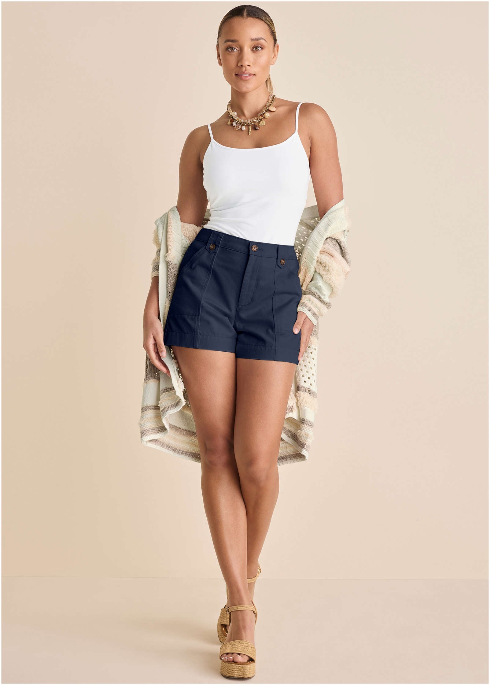 Chino 5 Inch Short  - Navy