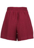Bahama Knit Short - Beet Red