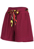 Bahama Knit Short - Beet Red