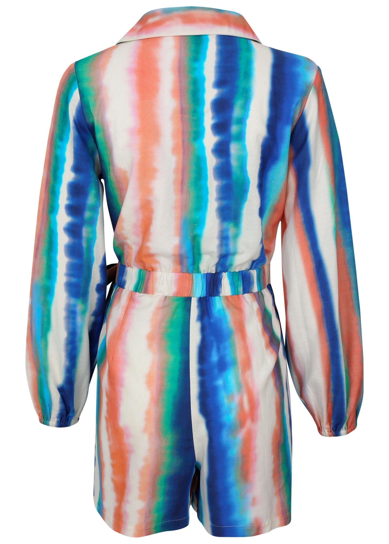 Long Sleeve Poplin Skort - Bahama Horizon